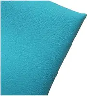 bandezid Faux Leather Fabric Leatherette Faux Leather Upholstery Material Reupholster Upholstery Restaurant Chairs Sofas Car Seats Fabric - Faux Leather Upholstery Material Per Metre-Sky Blue 1.6x2m