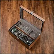 Watch Display Box Wooden Jewelry Watch Integrated Storage Box Large Capacity Watch Storage Box Jewelry Organizing Box Watch Cases for Men FANDIAO