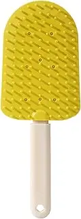 Cat Shedding Comb - Dog Comb | Ice Cream Shape Deshedding Tool Non Slip Ergonomic Brush Supplies for Clinics Homes Salons Travel