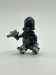 LEGO Star Wars Minifigure Transluscent Black Glitter Clone Monochrome Prototype