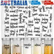 170Pcs Waterproof Pantry Label Stickers Self-Adhesive Kitchen Food Label Sticker