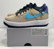 NIKE Air Force 1 LV8 2 GS 'Khaki' CN5710 201 SIZE 3.5Y