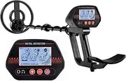 Metal Detectors, LCD Display MD-4070 Metal Detector Adjustable Sensitivity Waterproof Search Coil Detect All Metal for Beach/Gold Hunting