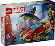 LEGO Super Heroes Iron Man Car & Black Panther Vs. Red Hulk 76310