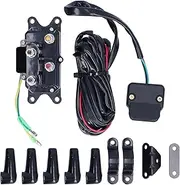 Winch Solenoid Relay Contactor Switch Kit with Mounting Brackets for ATV UTV Heavy Duty Winch Solenoid Relay Switch 12V 250A Winch Solenoid Relay Kit