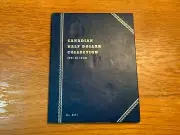 Whitman Folders #9071 Canadian Half Dollars 1911-1936-New-Old Stock