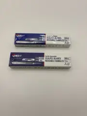 Two #3 Reusable Sterile Scalpels And 2x 20pc Blades (#14 and #10R)