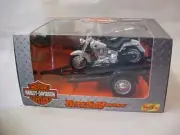 Maisto 2000 Harley Davidson Tow & Show Trailers - Model FLSTF Fat Boy