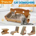 VaKa Cat Scratcher Scratching Board Corrugated Cardboard Scratch Bed Toy 5Sizes