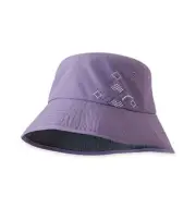 Bucket Hat with Ponytail Slot, Purple Color Size Small Women's Sun Hat