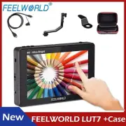 FEELWORLD LUT7 7 inch Camera Field Monitor 2200nits Touch HD LCD 3D LUT 4K HDMI
