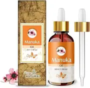 CRYSALIS Manuka |100% Pure & Natural Undiluted Oil Organic Standard/Steam Distilled Oil,Clean Flaky Scalp, Wound Care, Skin Care, Hair Care, Moisturizer (50 ML)