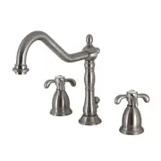 Kingston Brass KS199.TX French Country 1.2 GPM Widespread - Nickel