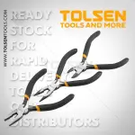 迷你 4.5" TOLSEN 3PCS 10038 電動鉗,切割鉗,尖鉗尺寸 4.5" / 115MM DC-TOOLS