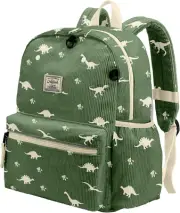 Corduroy Toddler Backpack for Boys 2-5: Preschool Backpack for Boys Girls - Cute