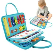 Busy Board Montessori Sensory Preschool Toddlers Toy Learning Education Travel