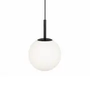Telbix Bally Medium Opal Sphere Glass Pendant Light