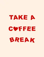 [Namly Design] Poster - Coffee Break Quote