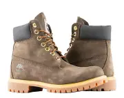 Timberland 6-Inch Premium Waterproof Dark Brown Nubuck Men's Boots TB0A5TJ5D54