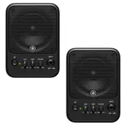 Yamaha MS101-4 Powered Speaker Monitor Speaker with Microphone Input XLR (Set of