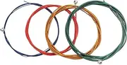 Labymos 4Pcs Electric Bass String Steel String for Electric Bass Imported Hexagonal Steel Core Musical Instrument Aessory Bass Guitar Strings