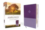 The Amplified Study Bible Leathersoft Purple by Zondervan Paperback Book