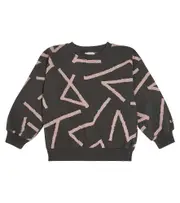 [Bobo Choses] Bobo Choses Lines printed cotton sweatshirt Y 6 grey