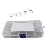 150Pcs Double Wire Spring Hose Clamp 10 Values Sizes Portable Spring Clips for