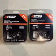 Echo 91PX52CQ Genuine 14" Saw Chain 3/8” LP .050” LOT OF 2 PIECES