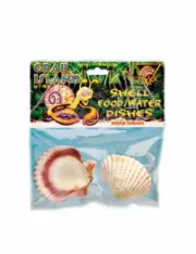 T-Rex Hermit Crab Accessory - Food & Water Shell Dish - 2 Pack