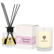 Nicola Spring Soy Wax Scented Candle & Diffuser Set - 160g - Summer Berries