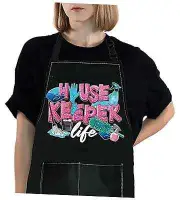 With Pockets Cleaning Lady Apron Housekeepers Maid Services Housekeeper Apron