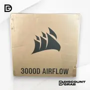CORSAIR 3000D AIRFLOW Mid-Tower Computer PC Case - Black - 2x ELITE RGB Fans