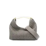 [Elleme] Elleme Boomerang Woven Leather Top-handle Tote Bag ONE SIZE GREY