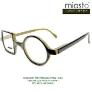 MIASTO "STUDIO" FUN SQUARE ROUND OVAL READING GLASSES+1.75 BLACK (SMALLER FIT)