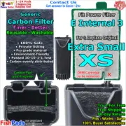 For Aqueon E Internal Power Filter Cartridge Extra Small XS Compatible CarbonPad