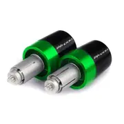 For Kawasaki Ninja 250 300 400 650 1000 1000SX Motorcycle Handlebar CNC Grips Handle Bar Ends plug accessories ninja 650 Ninja 1000 Green