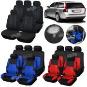 Full Set Car Front Back Seat Covers Pet Dogs Scratch-Proof Protector Trucks SUVs