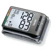 BC81 Wrist Blood Pressure Monitor – XL Display, Arrhythmia Detection, 120 Mem...