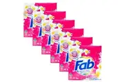 6x Fab Laundry Powder Fresh Frangipani Front + Top Loader Clean Formula 2kg