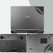 Decal Cover Compatible with GPD Win Mini (2025) 7-Inch Handheld Gamepad Tablet, Anti-Scratch Sticker Three Sided Protective Skin Decals Sticker Case Film (Dark Gray)