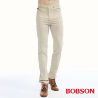 在飛比找momo購物網優惠-【BOBSON】男款高腰膠原蛋白直筒褲(1804-75)