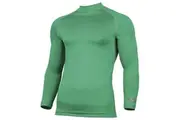 Rhino Mens Thermal Underwear Long Sleeve Base Layer Vest Top (Green) (S/M)