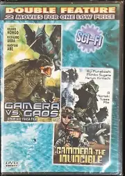 Gamera Vs. Gaos/ Gammera The Invincible, Double Feature, Brand New Sealed DVD.