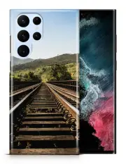 CASE COVER FOR SAMSUNG GALAXY|FUN TRAIN TRACKS #1