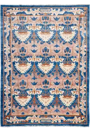 Tolidi - Uzbek Hand Knotted Wool Rug - 272x218cm by Cyrus Rugs
