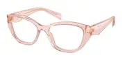 Prada PR 21ZV 19Q1O1 Men's Glasses Pink Size 53 - Private Health Rebate - Blue Light Block Available