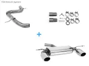 Duplex Racing Complete System Since Catalyst Audi A3 8P Incl. Cabrio 129x106mm