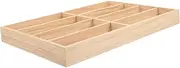 Luxshiny Wooden Sunglasses Holder Organizer Compartment Eyeglasses Display Tray Elegant Storage for Sunglasses and Eyewear for Use