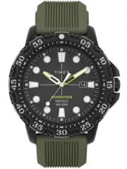 New Timex TW4B25400 Expedition Gallatin Green Silicone Watch Indiglo Free Ship
